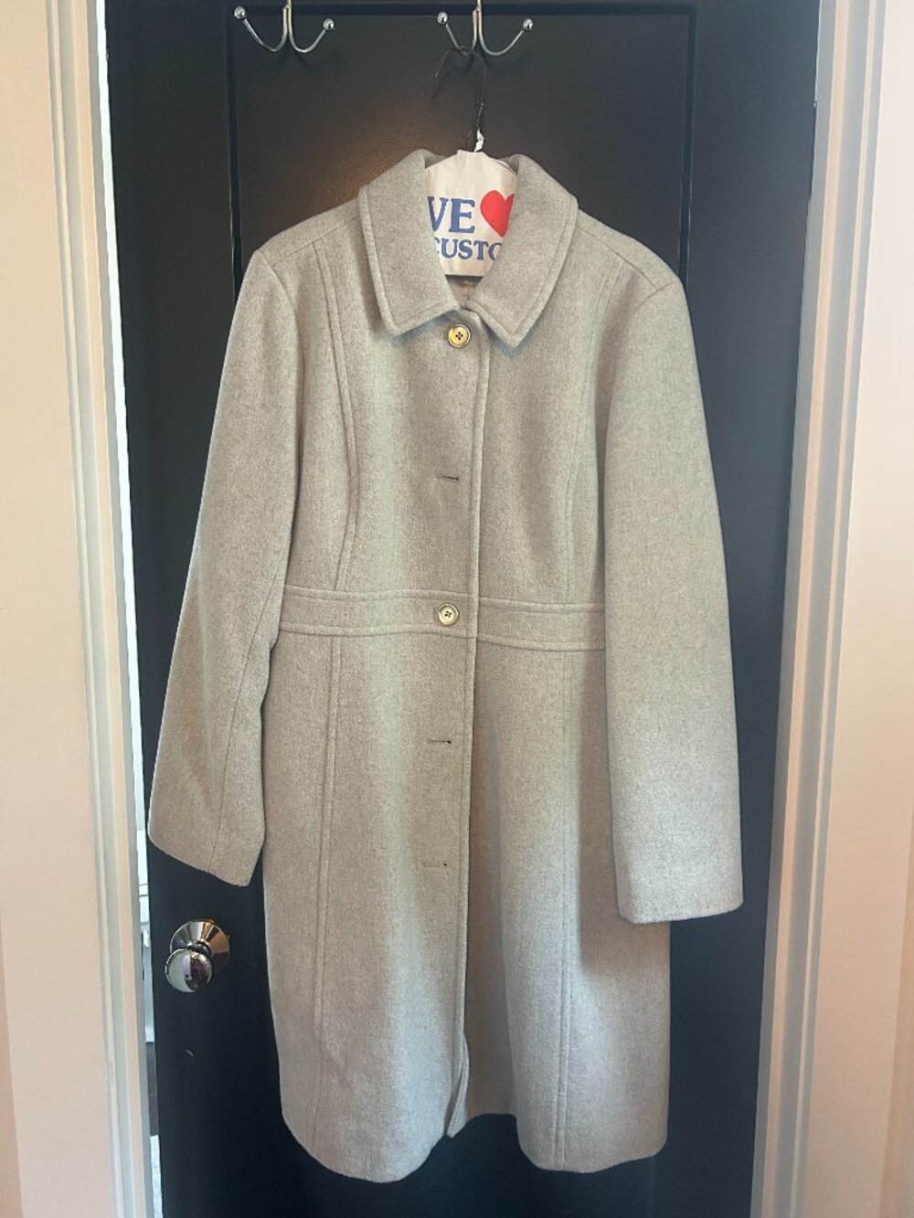 J Crew Lady Day Coat, Size 14